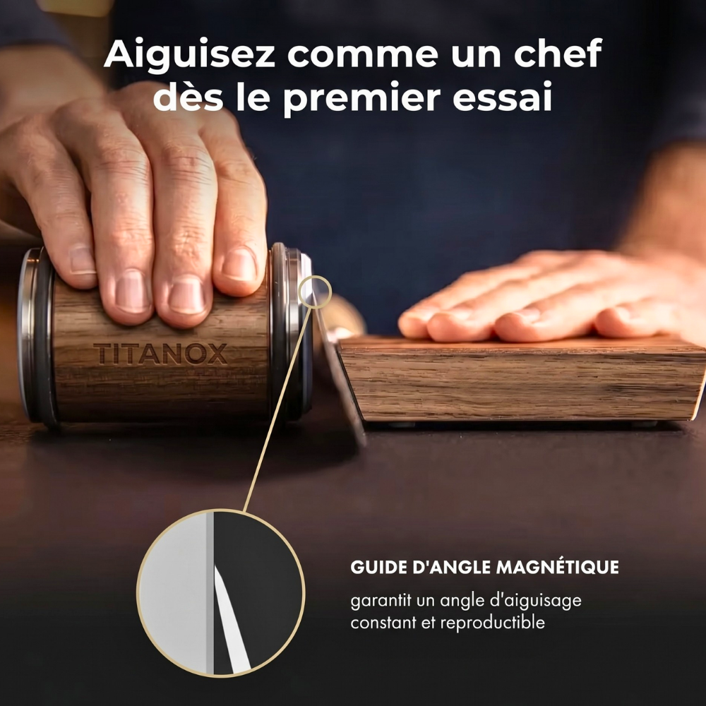 Aiguiseur de Couteaux Pro — TITANOX®