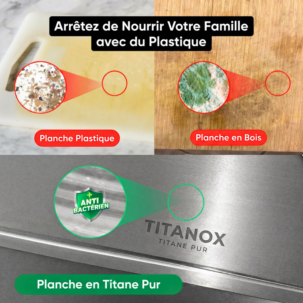 Planche 100% Titane Pur — TITANOX®